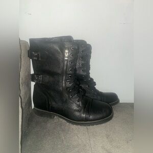 Dream Pairs | Women’s Combat Boots | Size 8 | Black | Zip | Laces